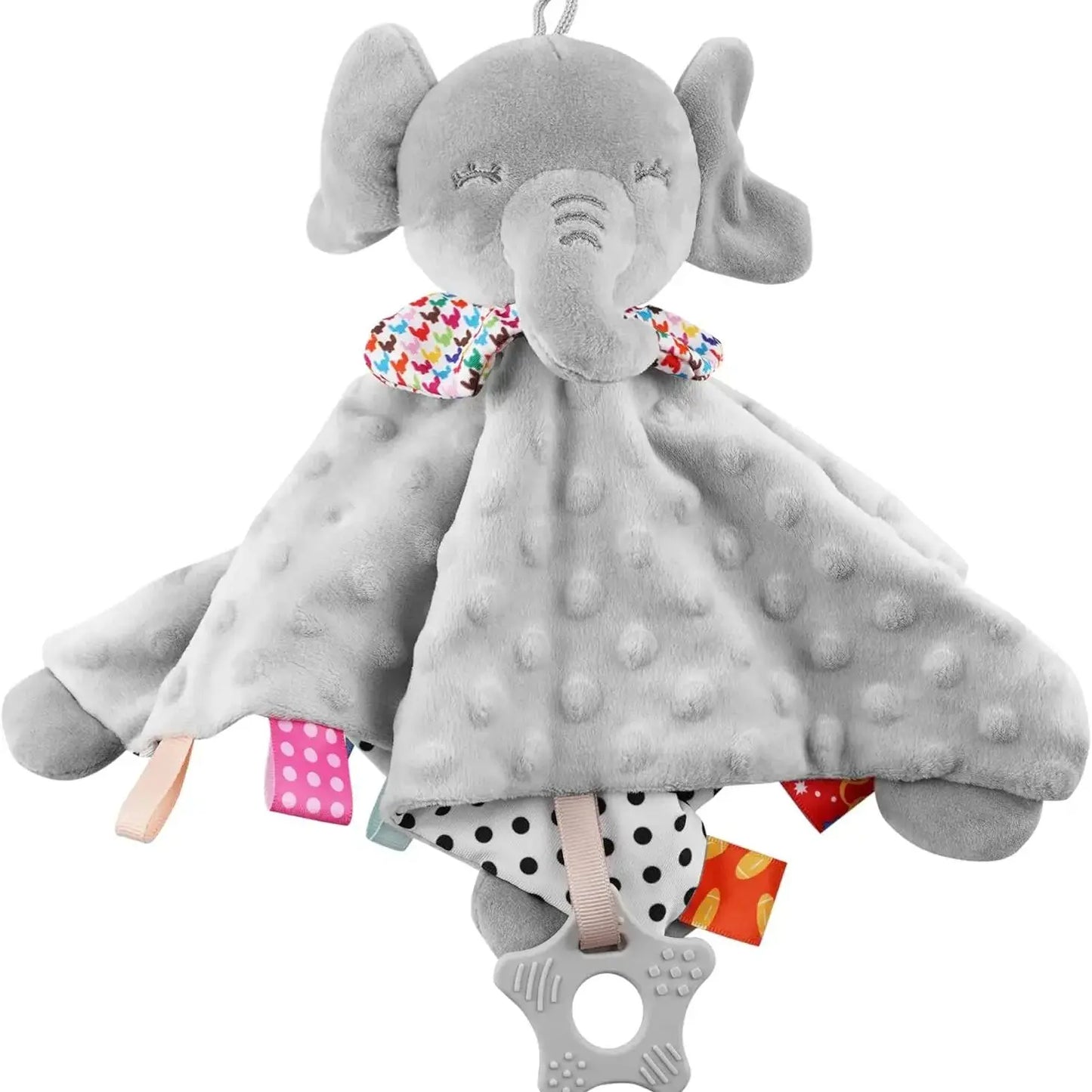 Elephant Comfort Blanket & Soft Appease Towel for Infants