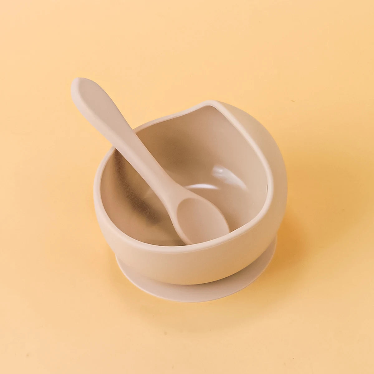 Infant Learning-to-Eat Silicone Sucker Bowls (2PC)