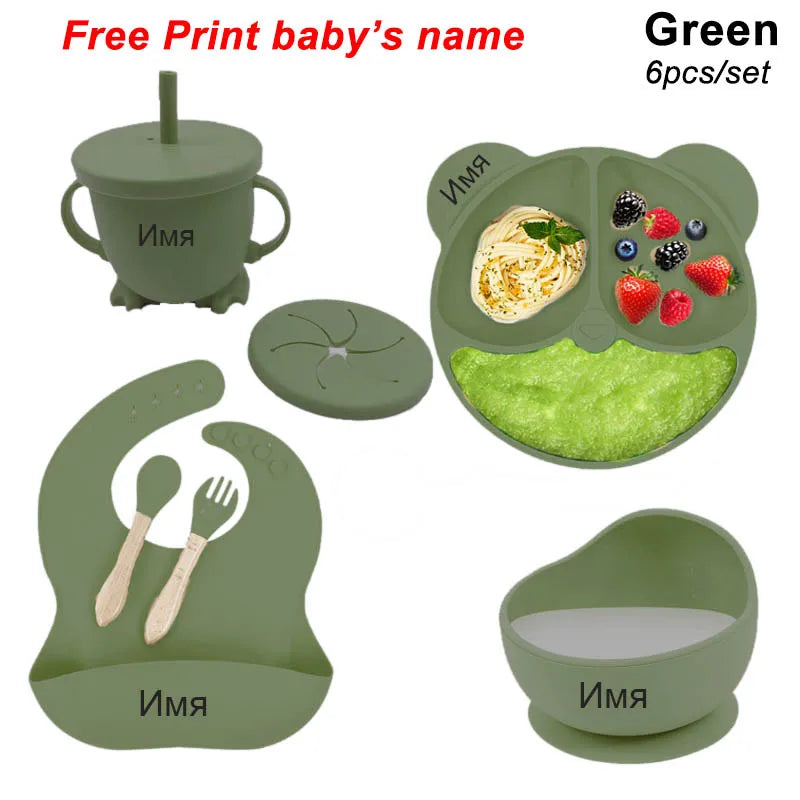 Plate Set 6Pcs Children Personalized Tableware