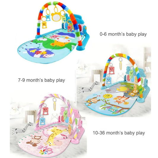 Musical Baby Activity Gym & Piano Keyboard Play Mat