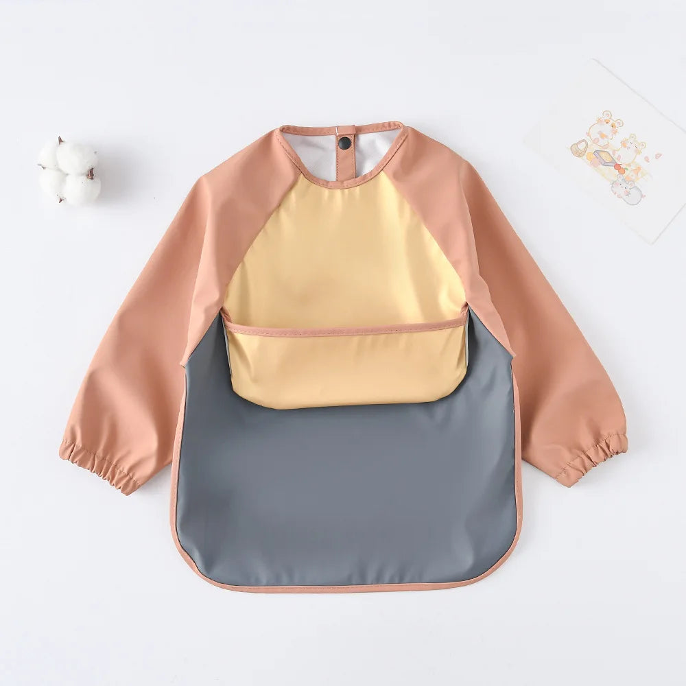 Easy Clean Washable Mealtime & Art Crafts Smock