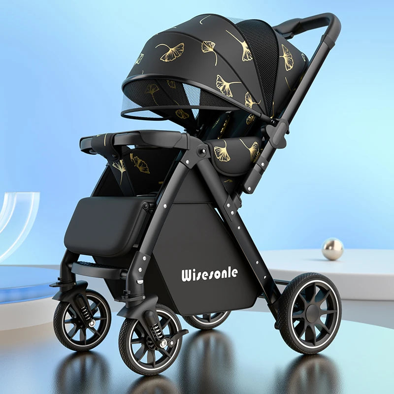 Lightweight Folding Two-way Baby Stroller