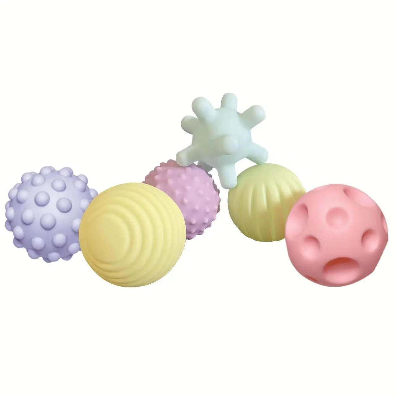 6PCS Baby Sensory Textured Balls