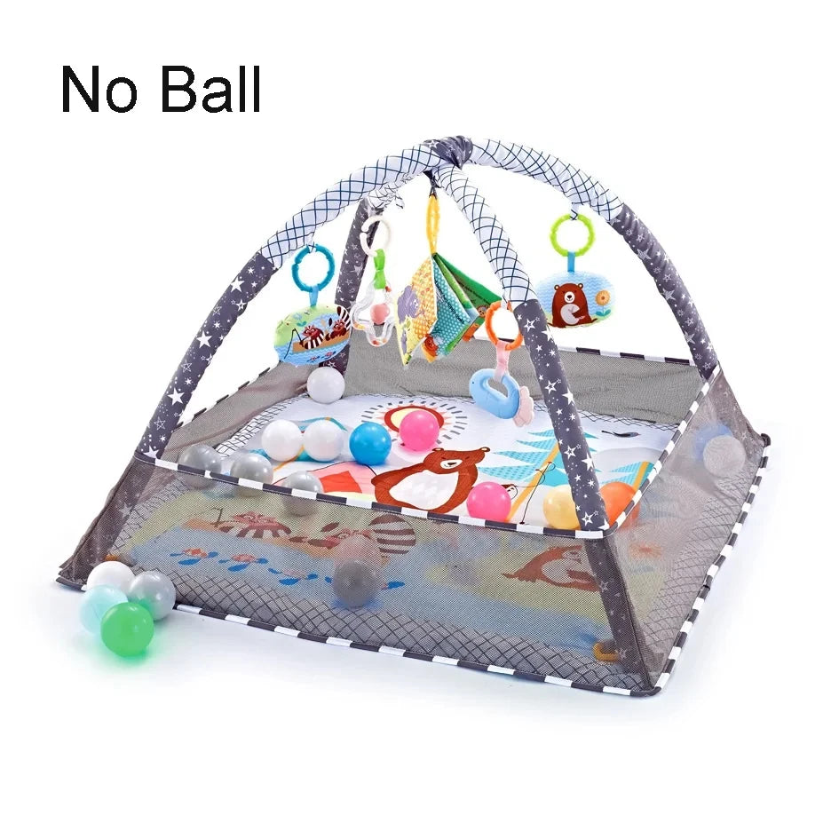 Newborn Baby Activity Gym & Play Mat for Tummy Time (0-36 Months)