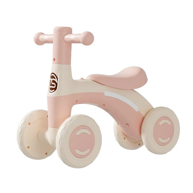 4-Wheel First Balance Ride-On Toy with Safety Wheels