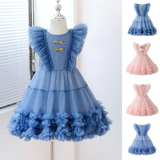 Girls Sleeveless Tutu Princess Dress
