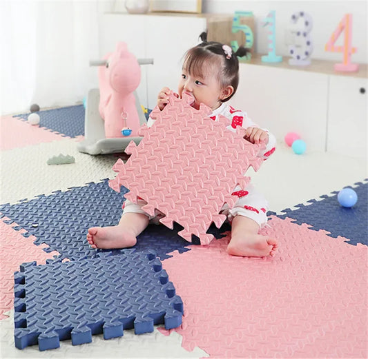 6-Piece Interlocking Puzzle Play Mat for Baby Gym