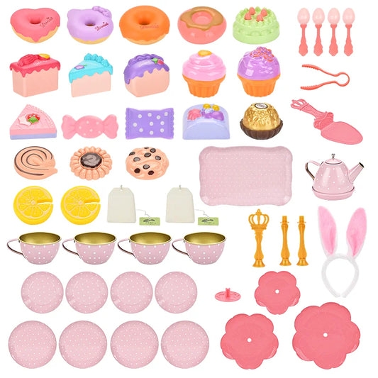 Simulation Afternoon Tea & Dessert Play Set for Kids