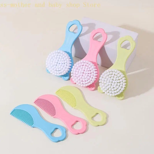 Soft Bristle Baby Hair & Cradle Cap Brush Set