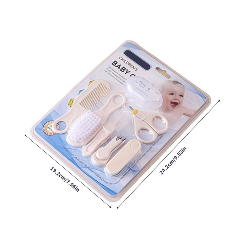 7-in-1 Baby Care Set: Grooming & Nail Clippers