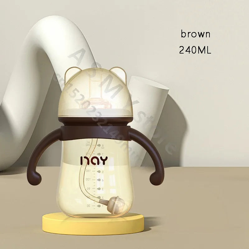 Anti-Colic Feeding Bottle – Bacteriostatic, Anti-Fall Design with Teething Guard