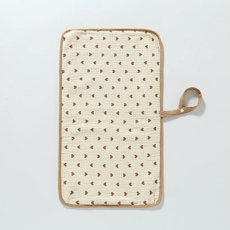 Portable Cotton Newborn Changing Mat & Mattress Protector