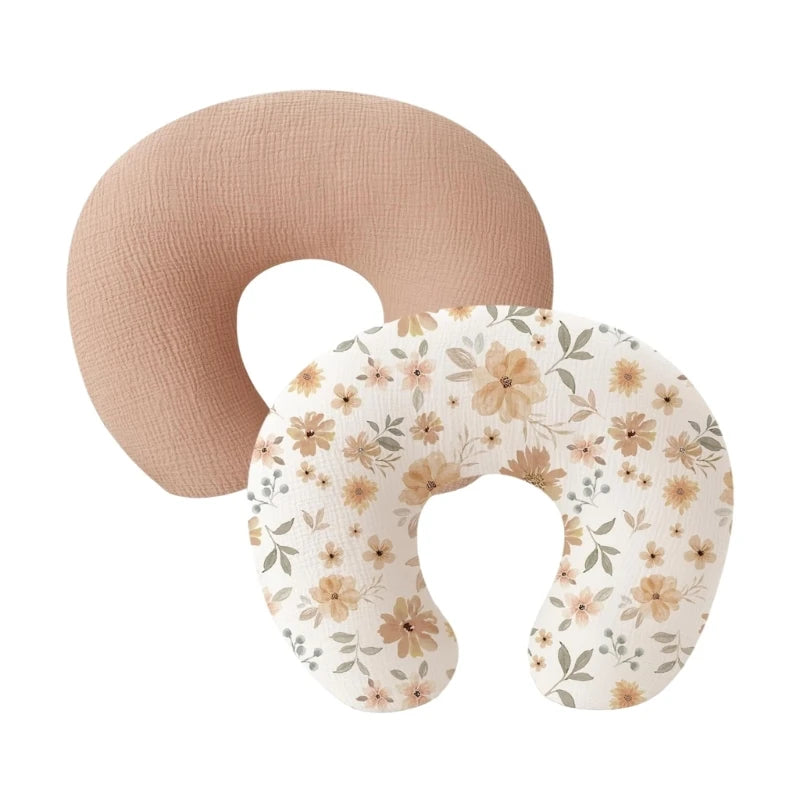 2PCS Breastfeeding Pillow Cover Pillow Case Detachable Nursing Pillowcase Breast Feeding Cushion Sleeve Breathable