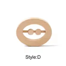 Soothing Wooden Grip & Shake Early Education Toy