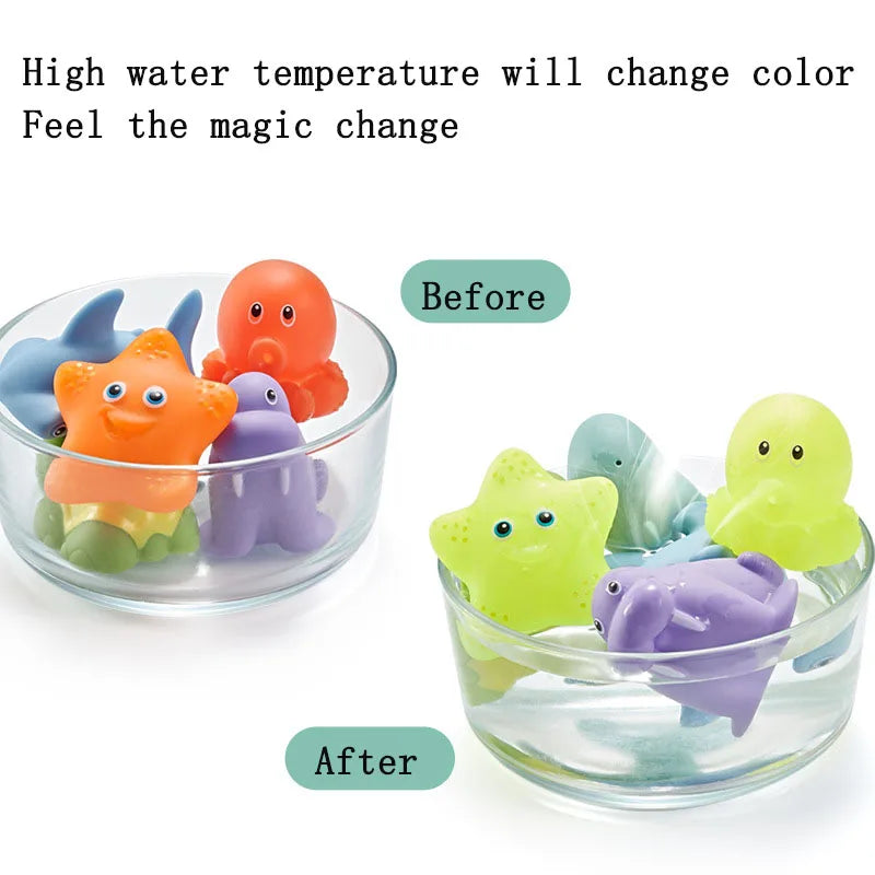 Baby Bath Time Fun: Waterproof Floating Toys