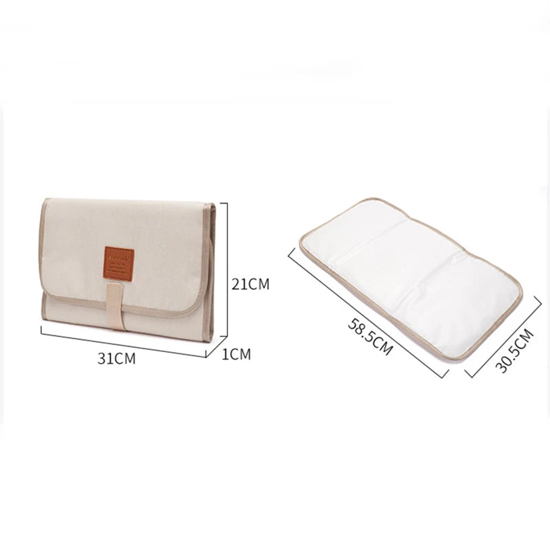Baby Portable Foldable Washable Compact Travel Nappy Diaper Changing Mat Waterproof Floor Change Play Mat