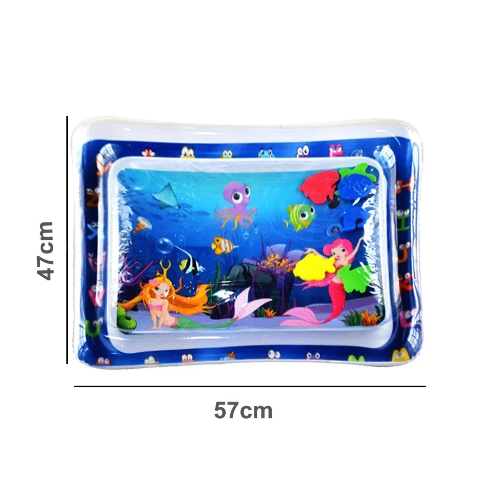 Baby Water Play Mat Inflatable Tummy Time Toy
