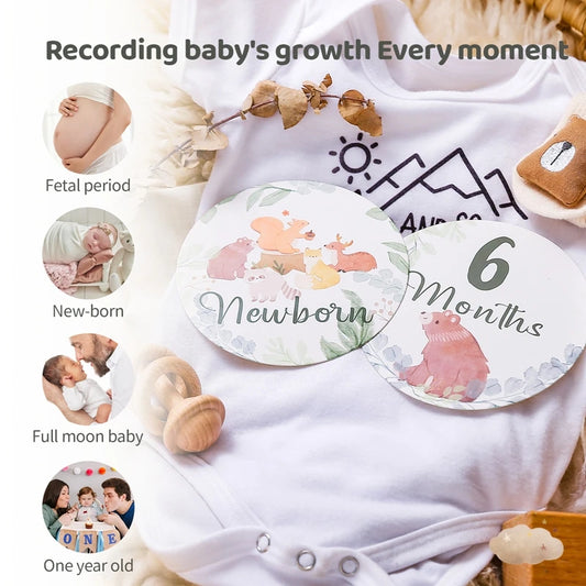 0-12 Month Baby Milestone Photo Cards & Souvenirs