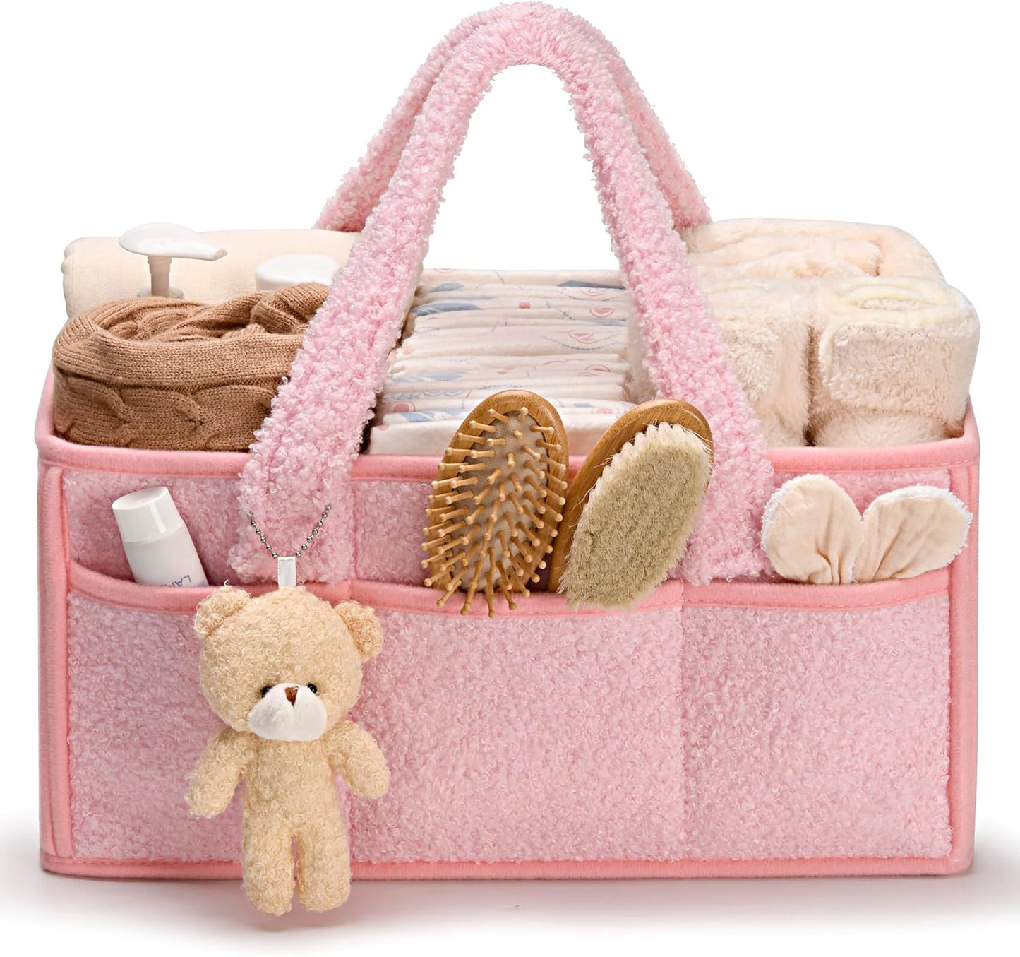 Portable Diaper Organizer Caddy for Nursery