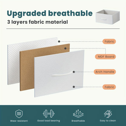 5-Drawer Fabric Dresser & Closet Storage Tower