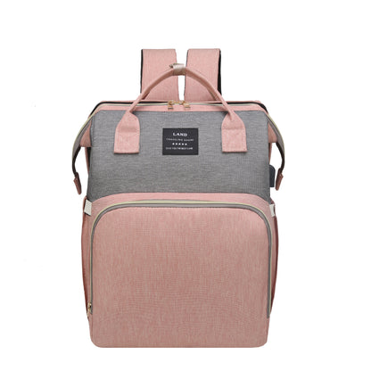 Multifunctional Diaper Bag Backpack with Changing Station & Sunshade