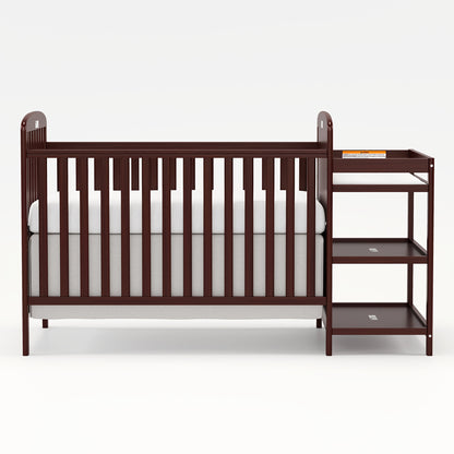 3-in-1 Crib with Adjustable Mattress & Storage (Full Size)