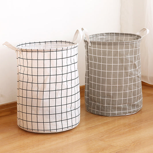 Portable Round Laundry Basket & Hamper