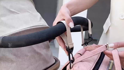 Multifunctional Diaper Bag Backpack with Changing Station & Sunshade