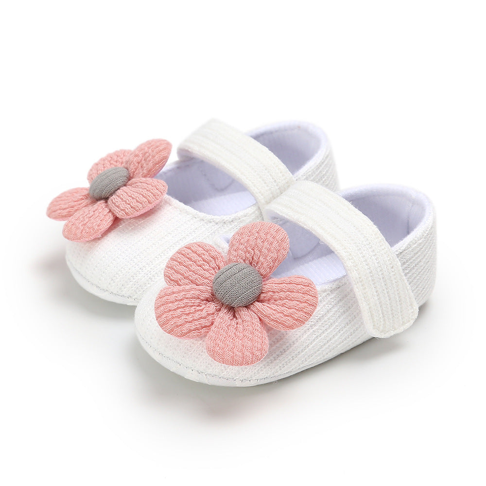 Cute Baby Girl Flower Princess Flats