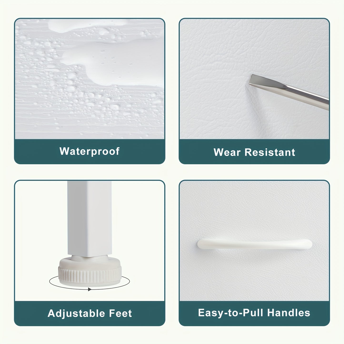 5-Drawer Fabric Dresser & Closet Storage Tower