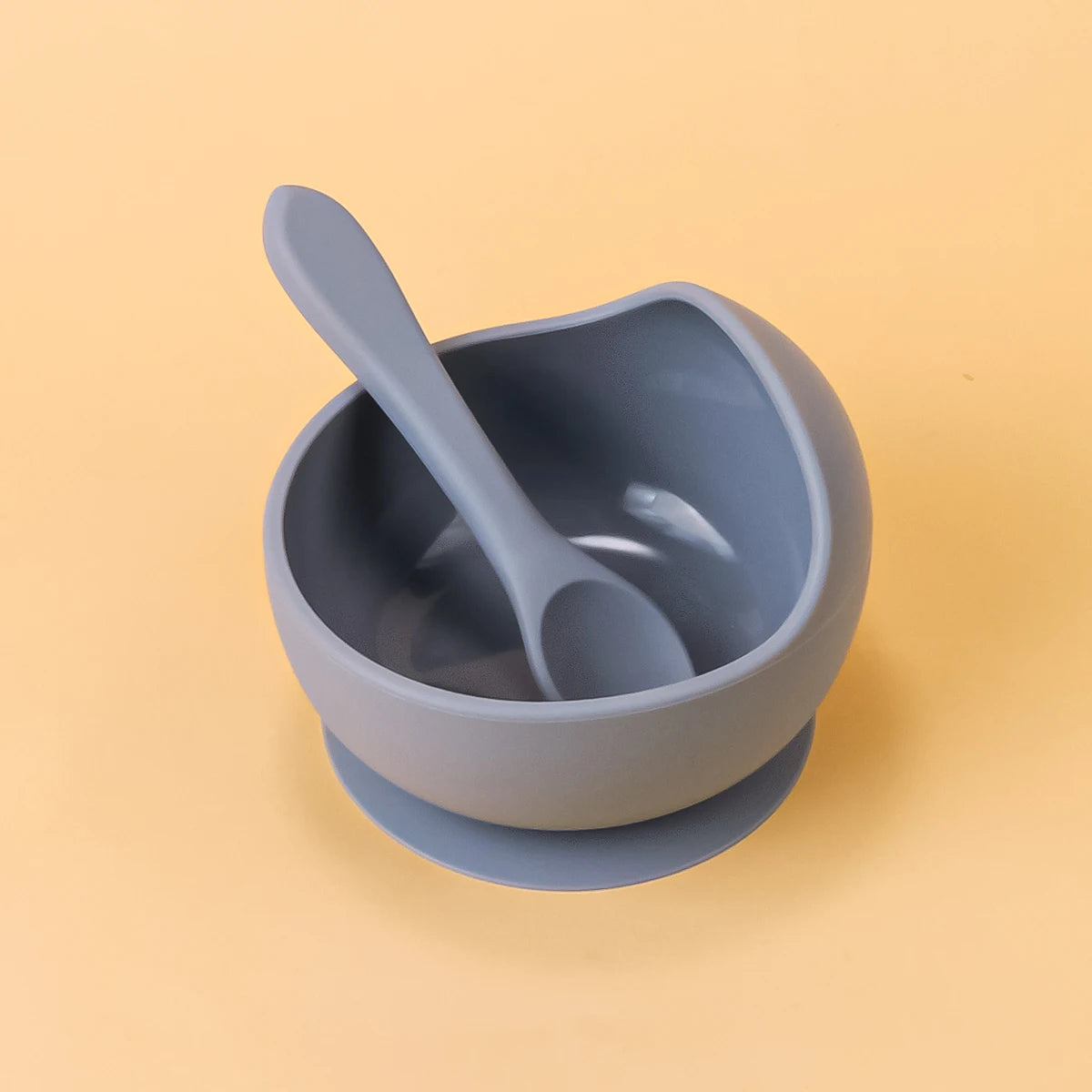 Infant Learning-to-Eat Silicone Sucker Bowls (2PC)
