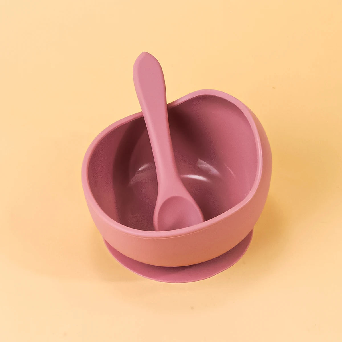 Infant Learning-to-Eat Silicone Sucker Bowls (2PC)