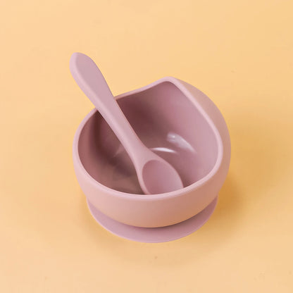 Infant Learning-to-Eat Silicone Sucker Bowls (2PC)
