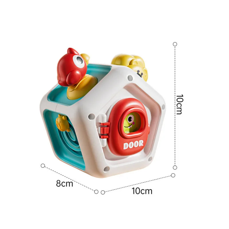 Baby Busy Board Cube Montessori Toys Sensory Activity Ball Early Educational Toy Learning Fine Motor Skills Toy Travel Toy Gifts