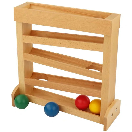 Montessori Wooden Ball Tracker Sensory Toy