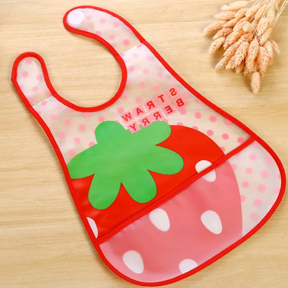 3-Pack Sleeveless Baby Bib Aprons | Waterproof Cartoon Feeding Set