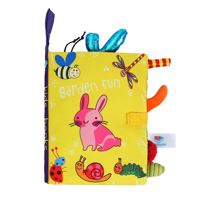 Tail Cloth Book (Parent-child Interactive)Paper Cloth Rattle Book
