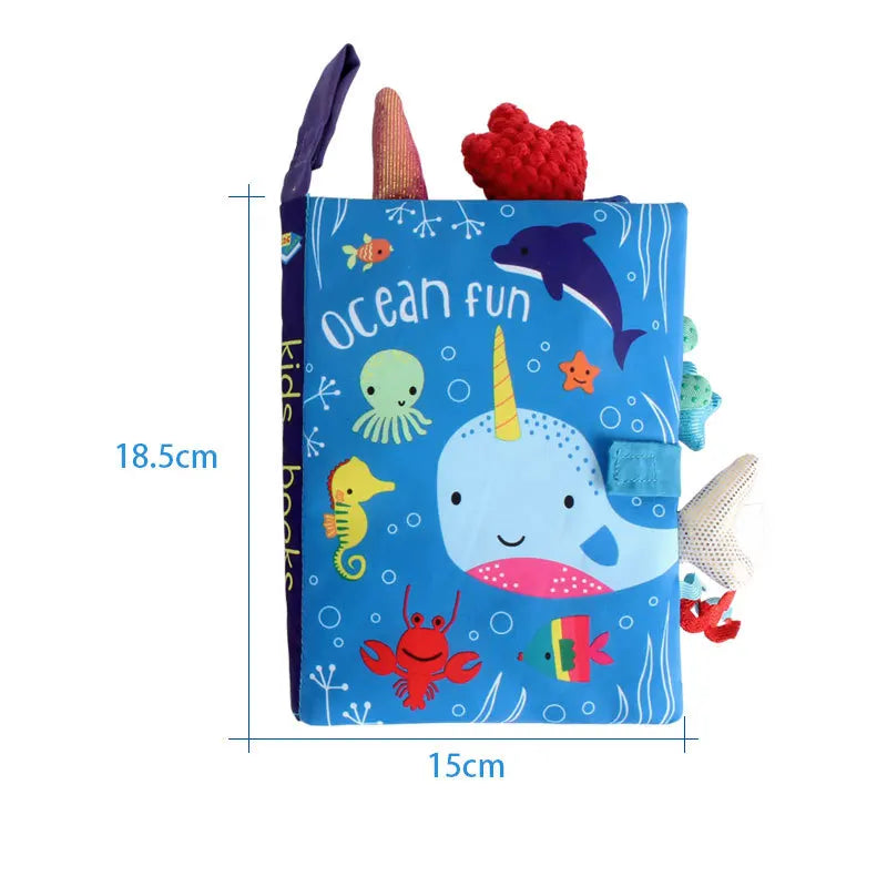 Tail Cloth Book (Parent-child Interactive)Paper Cloth Rattle Book