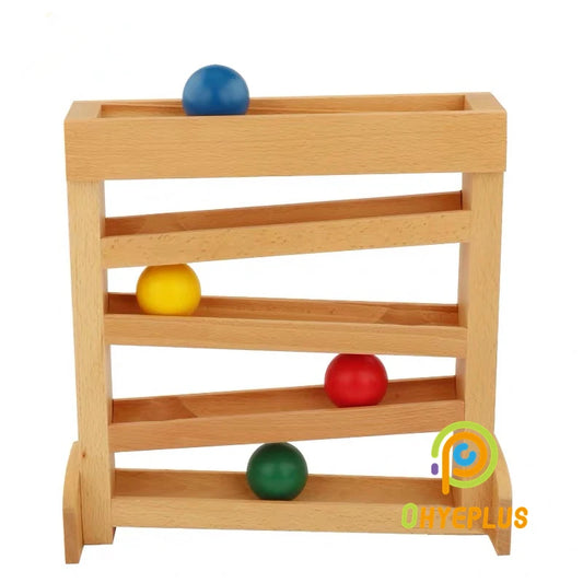 Montessori Wooden Ball Tracker Sensory Toy