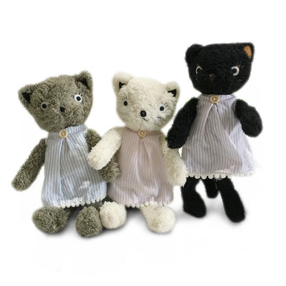 Kawaii Dressing Cat Plush Doll: Soft Stuffed Animal Gift