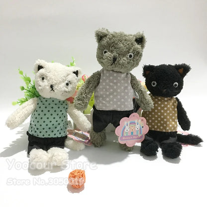 Kawaii Dressing Cat Plush Doll: Soft Stuffed Animal Gift