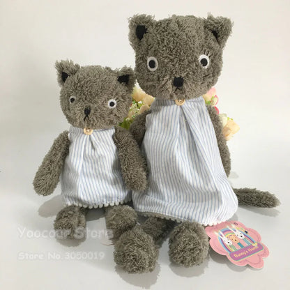 Kawaii Dressing Cat Plush Doll: Soft Stuffed Animal Gift