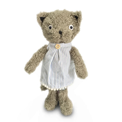 Kawaii Dressing Cat Plush Doll: Soft Stuffed Animal Gift