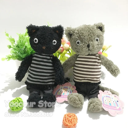 Kawaii Dressing Cat Plush Doll: Soft Stuffed Animal Gift