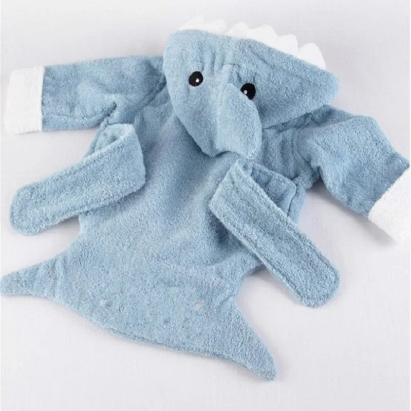 Cute Animal Shark Newborn Bathrobe & Swaddle