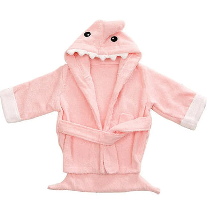 Cute Animal Shark Newborn Bathrobe & Swaddle