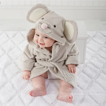 Cute Animal Shark Newborn Bathrobe & Swaddle