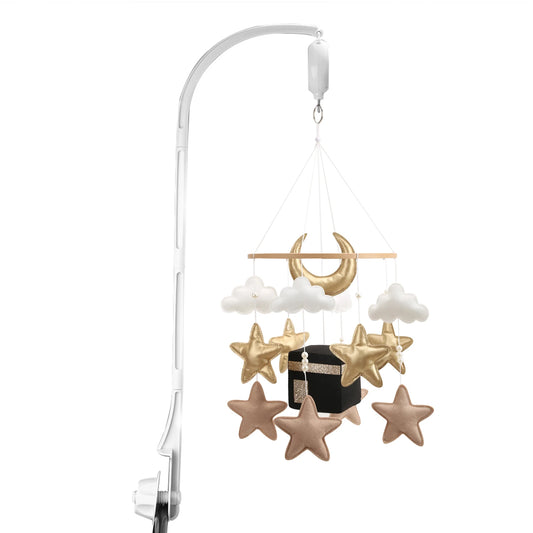 Islamic Baby Mobile with Quran Speaker for Muslim Nursery Decor