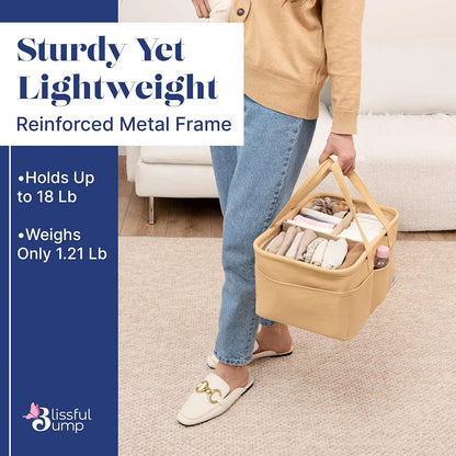 Portable Soft Polyester Mommy Diaper Bag