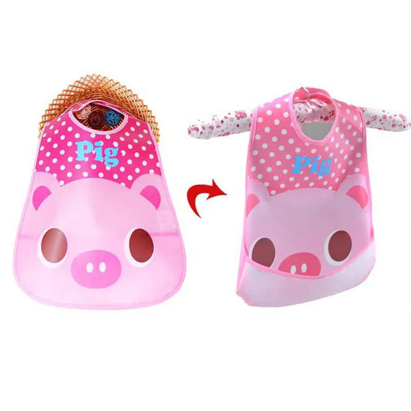 3-Pack Sleeveless Baby Bib Aprons | Waterproof Cartoon Feeding Set